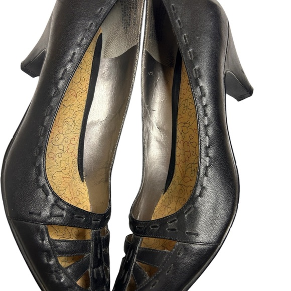 Kenneth Cole Reaction “Maxed Out” Size 9M Black Leather Heels - Picture 11 of 11